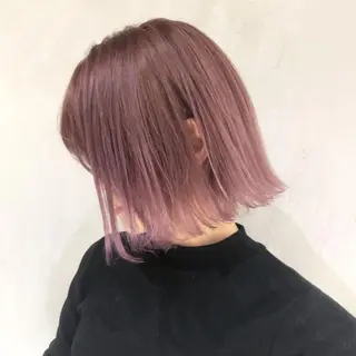 ショート カラー パーマ ヘアアレンジ ITbyALBUM 中野店のヘアスタイル