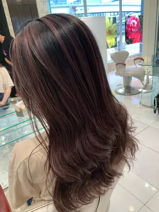 ロング 川﨑 真歩のヘアスタイル