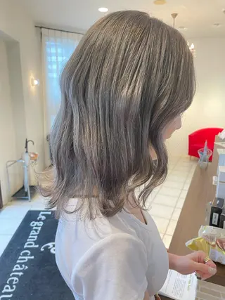 セミロング 韓国風ヘア♡ runaのヘアスタイル