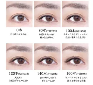 マツエク・マツパ ベター アイラッシュ MACHIKOのマツエク・マツパデザイン