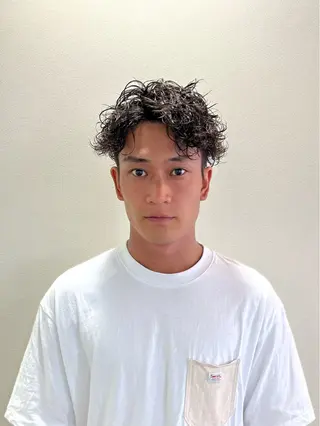 パーマ メンズ 茅ヶ崎パーマ特化/ スパイラル/ハルキのヘアスタイル