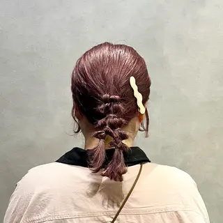 ショート ヘアアレンジ 褒められヘアメイク /‎ボブ女子🐶みおのヘアスタイル