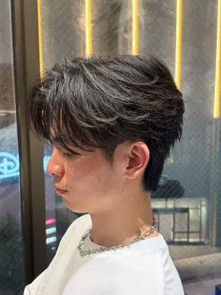 メンズ SALOWIN新宿三丁目所属・新宿/新宿三丁目 メンズハイライト梶原のヘアスタイル