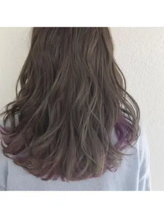 ロング カラー LUXBE UNITED所属・🌷RIE 🌷のヘアスタイル