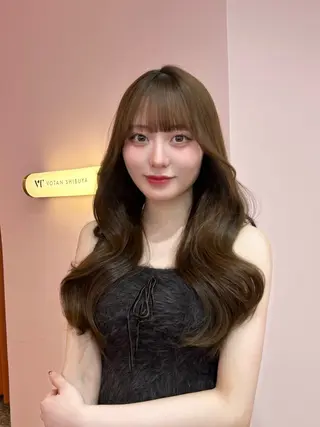 ロング 透明感カラー♡ 原宿美容室￤Rinaのヘアスタイル