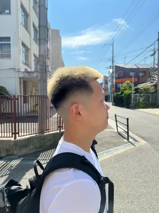 ショート メンズ 稲村 獅童のヘアスタイル