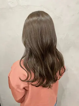 ロング La  fith hair lien西宮北口所属・赤み消しカラー/透 明感カラー/有吉優香のヘアスタイル