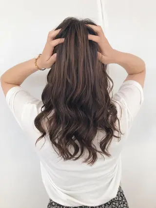 セミロング カラー ✨楠木 愛理✨のヘアスタイル