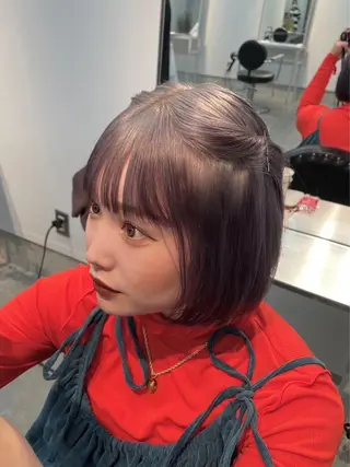 カラー ヘアアレンジ ハイトーンカラー/ miyuuのヘアスタイル