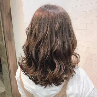 ミディアム カラー 小森 拓哉のヘアスタイル
