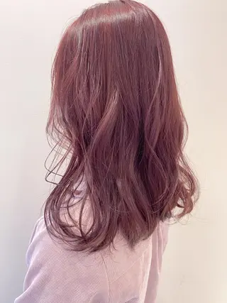 セミロング カラー ヘアアレンジ レイヤーカット指名 No.1💖マユカのヘアスタイル