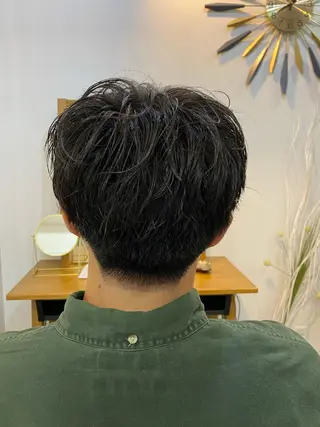 ショート メンズ SYUYA/パーマ/ マッシュスタイル特化のヘアスタイル