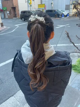 ロング 量産ヘアセット/ ヘアメAyakaのヘアスタイル