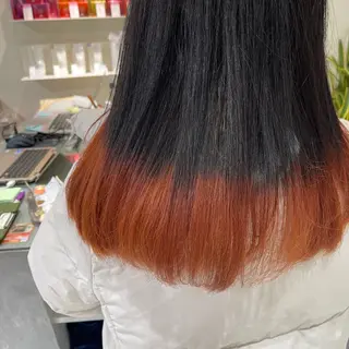 ミディアム 由比藤理子 ブリーチカラー🌈のヘアスタイル