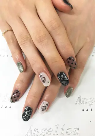 ネイル Angelica ネイリストのネイルデザイン