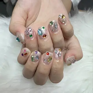 ネイル 🎀nana🫧 ワンホンネイル🎀のネイルデザイン