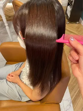 ミディアム サロウィン銀座RAYⅡ所属・❣️髪質改善/ 美髪矯正/沼座悠人のヘアスタイル