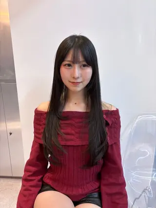 ロング 透明感/韓国ヘア/ miyu 🎀のヘアスタイル