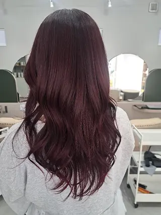 ロング カラー 徳永 小想のヘアスタイル