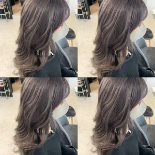 ロング カラー ヘアアレンジ 🦋韓国ヘア 坂本 菜摘🦋のヘアスタイル