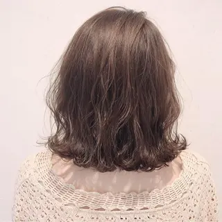 ミディアム カラー The book hand salon所属・伊藤 さやかのヘアスタイル