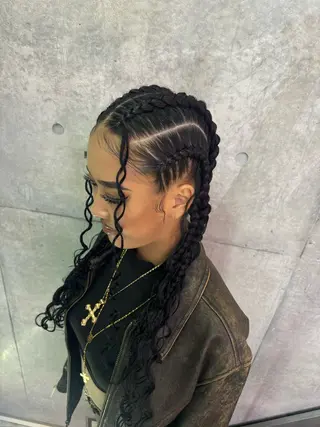 ロング ヘアアレンジ 💕MINAMI 特殊ヘア💕🥥🌴のヘアスタイル