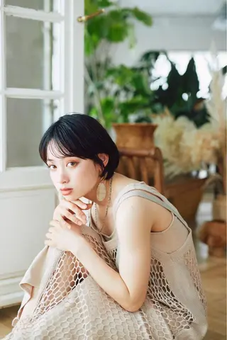 ロング メンズバレイヤージュ 斉藤春のヘアスタイル