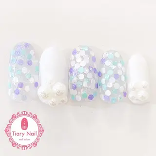 ネイル 💗🪽Tiary Nail🪽💗のネイルデザイン