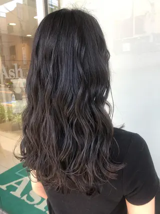 セミロング 『Ash久が原MG』 水野 翼のヘアスタイル