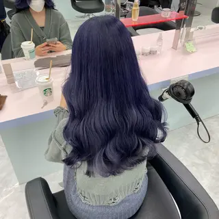 ロング カラー ヘアアレンジ レイヤー×透明感カラ ーHAYATOのヘアスタイル