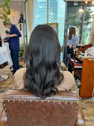 セミロング パーマ at’LAV by Belle所属・【Belle】 MIYUKO🤎のヘアスタイル