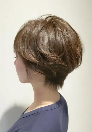 ショート カラー ヘアアレンジ ace share salon所属・桑原 祥のヘアスタイル