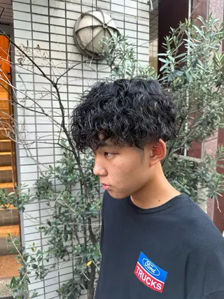 パーマ メンズ 横浜/カット/ パーマ/shuのヘアスタイル