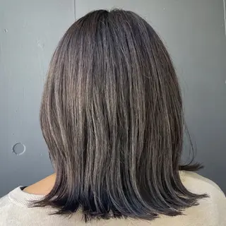 ショート カラー 透けカラー/ アレンジ/篠崎渚彩のヘアスタイル