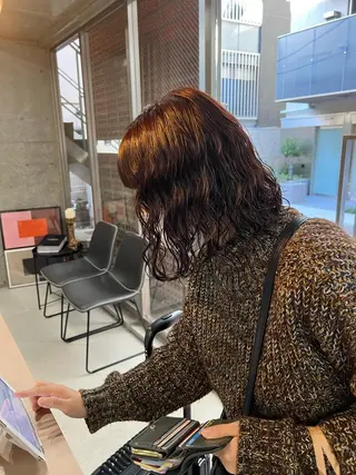 パーマ ボブパーマコテ巻き風 パーマNo1深江秀平のヘアスタイル