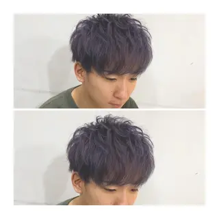 ショート カラー メンズ ange☞ soutaのヘアスタイル