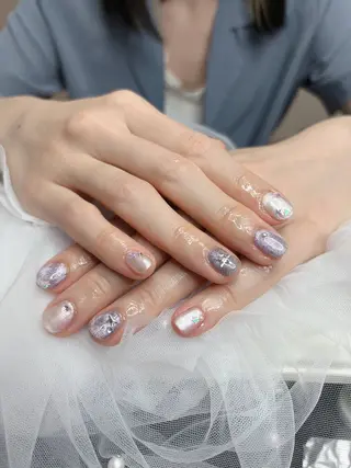 ネイル 💐Lumière 🩵かわちゃん💅のネイルデザイン