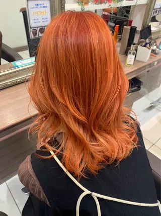 セミロング カラー ナチュラル暖色カラー 🤎 佐藤栞のヘアスタイル