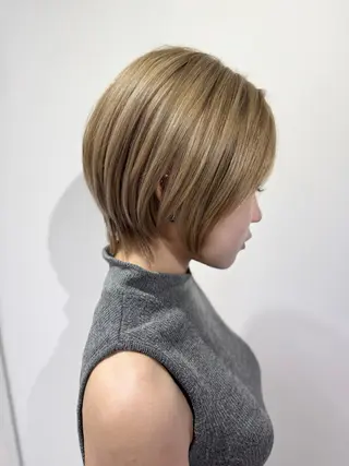ショート BONDZSALON麻布十番パティオ通り店所属・マエザワ リュウのヘアスタイル