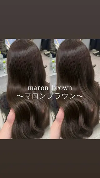 カラー 韓国ヘア/美髪矯正/ Haruna🦋のヘアスタイル