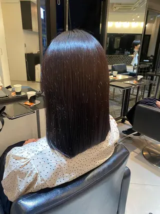 ミディアム Tomoka🐶🌟 似合わせカット✂︎のヘアスタイル