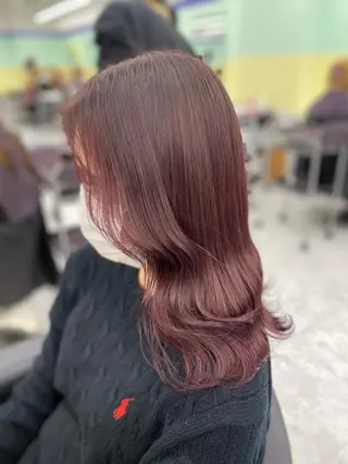 ミディアム カラー パーマ ヘアアレンジ メンズ キッズ ネイル マツエク・マツパ アイブロウ linette所属・🐩推し活🐩 FUTABA🍒のヘアスタイル