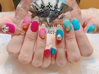 ネイル 長さだし専門店 M2　rikaのネイルデザイン