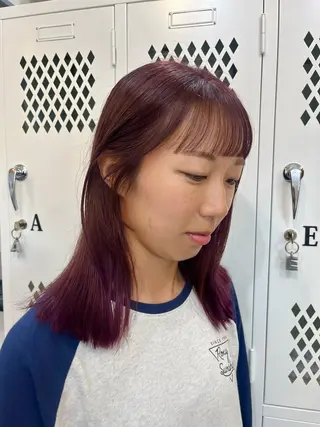 ミディアム カラー 🌼sunc HINAMI🌼のヘアスタイル