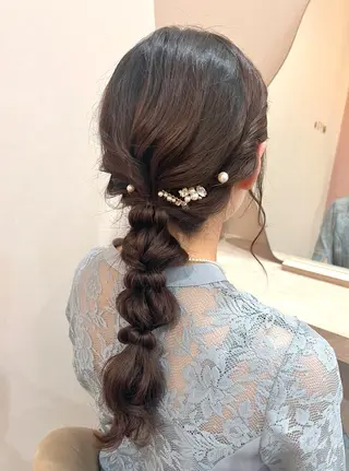 ヘアアレンジ エクステ＆ヘアセット Milaのヘアスタイル