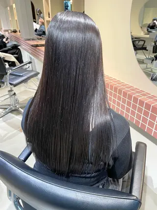 ロング カラー 髪質改善マスター 長尾勇弥/梅田中津のヘアスタイル