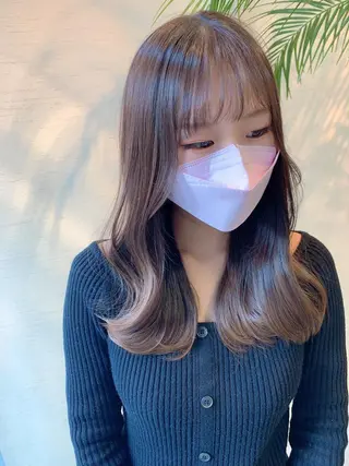 セミロング カラー Beach private salon所属・Beach 代表 KENTAのヘアスタイル