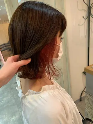 ミディアム カラー little×PORTO sannomiya所属・Topstylist HARUのヘアスタイル