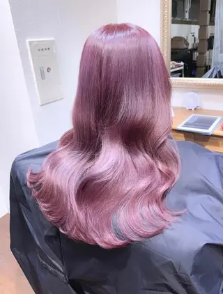 セミロング カラー ヘアアレンジ As hair所属・柔らか垢抜けｶﾗｰと ｶｯﾄ🫧ASUKAのヘアスタイル