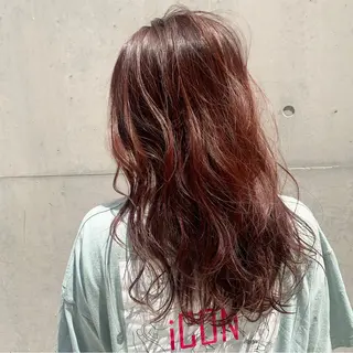 ロング カラー ヘアアレンジ ハイトーン/美髪矯正 🍃大江拓実のヘアスタイル